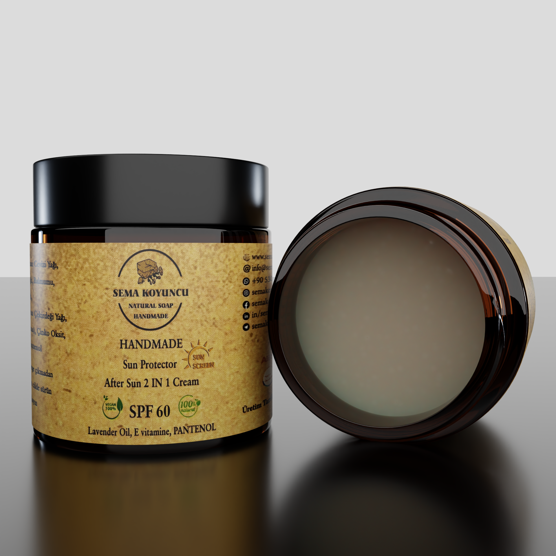 Güneş Kremi SPF 60 2IN1 (Öncesi ve Sonrası Krem )